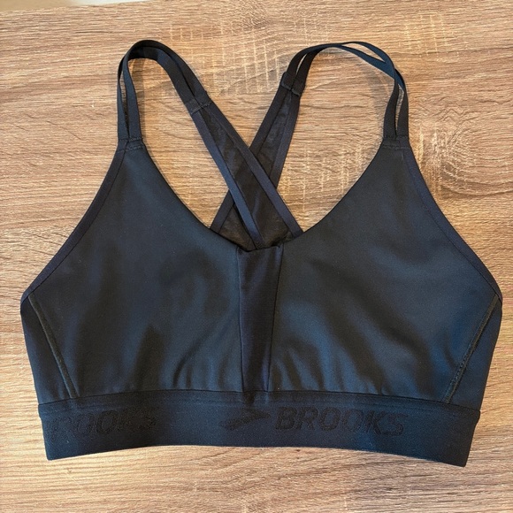 Brooks Other - Brooks Women’s Black Drive Plunge Running Sports Bra - Est. S